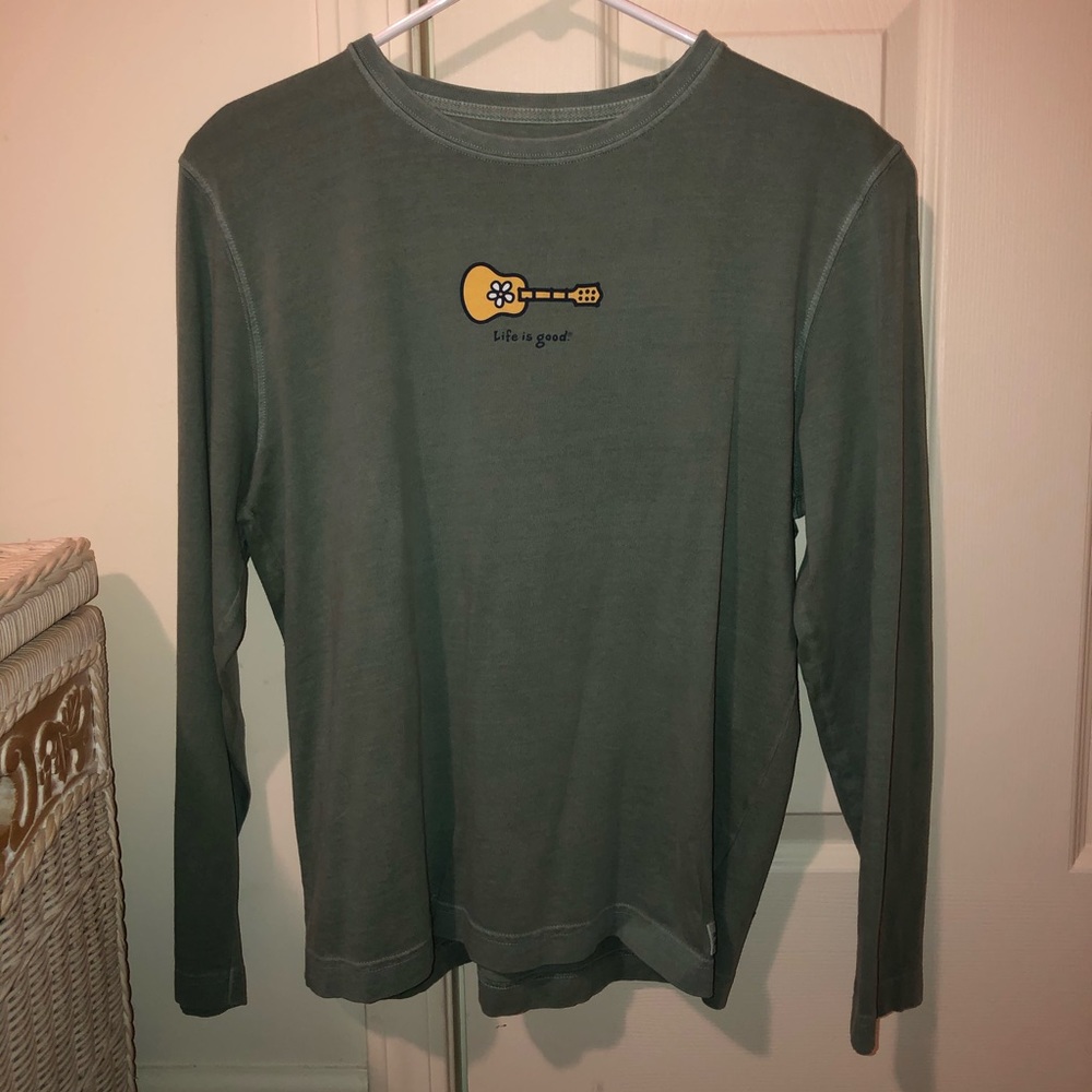 “life is good” t shirt